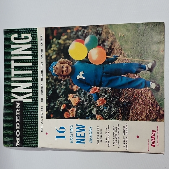Modern Knitting September October 1960 Knit King Knitmaster Limited - Picture 6 of 11